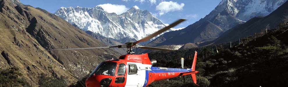 himalayan helicopter sightseeing, helicopter tour in nepal, heli rescue and services in the himalayas